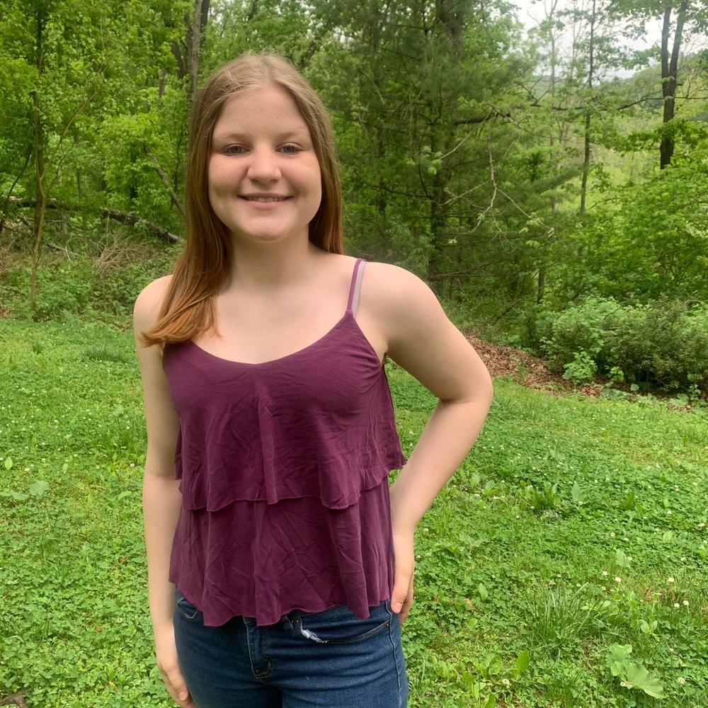 Purple tank top